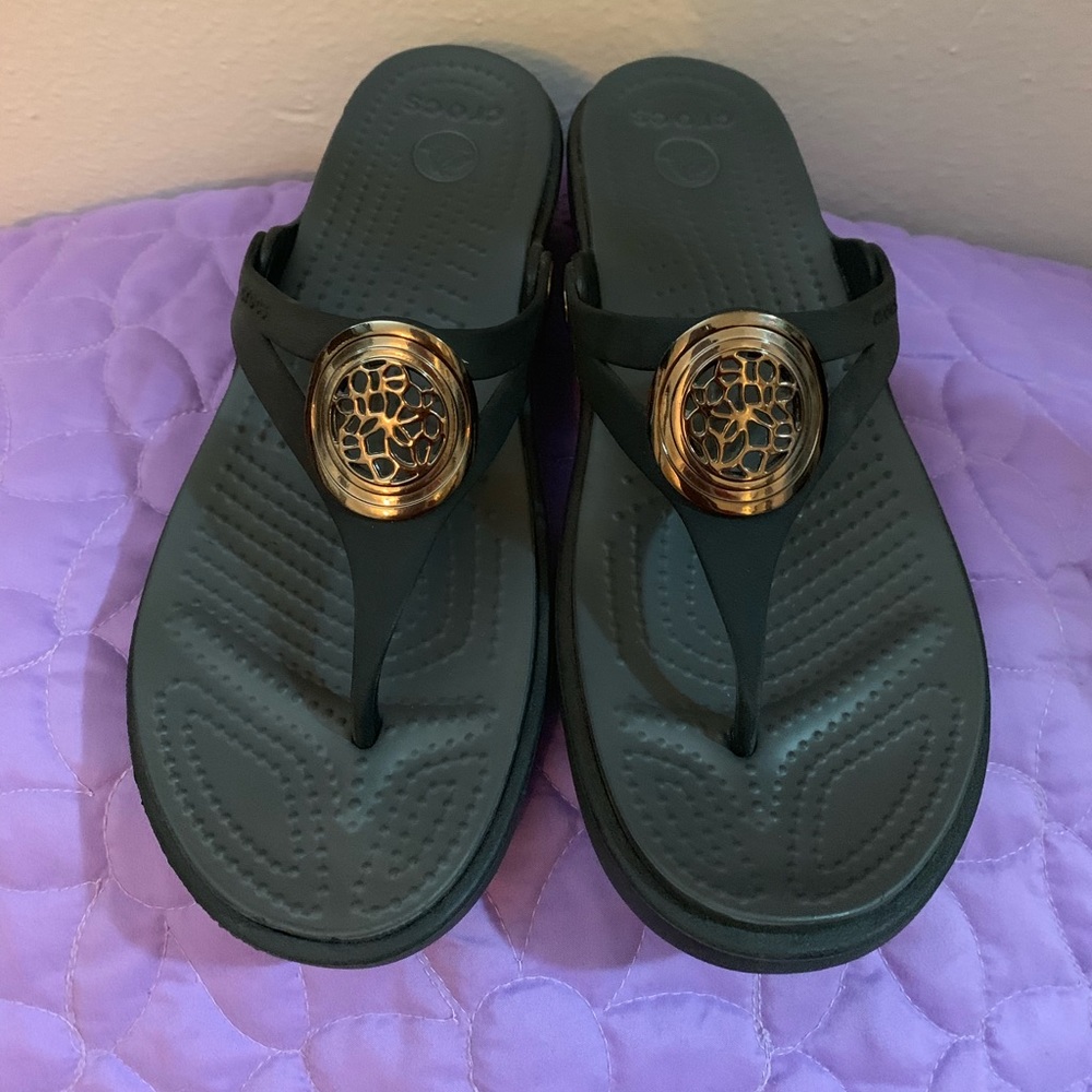 CROCS Black Sandals